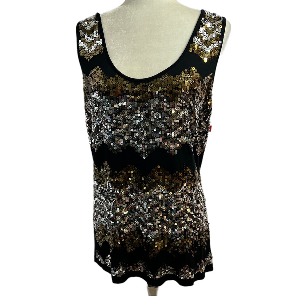 Sequin Holiday Blouse